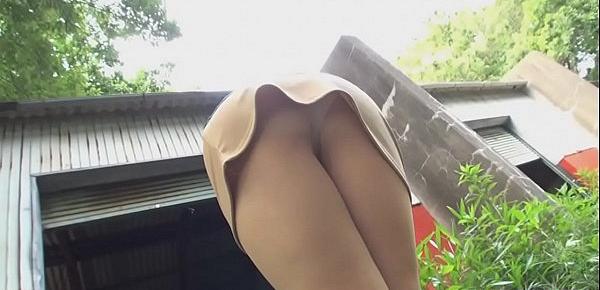  busty japanese girl fucked in the wood